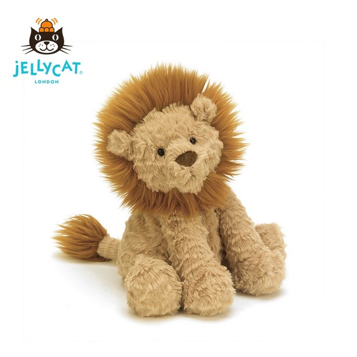 JELLYCAT 波浪毛小狮子玩偶